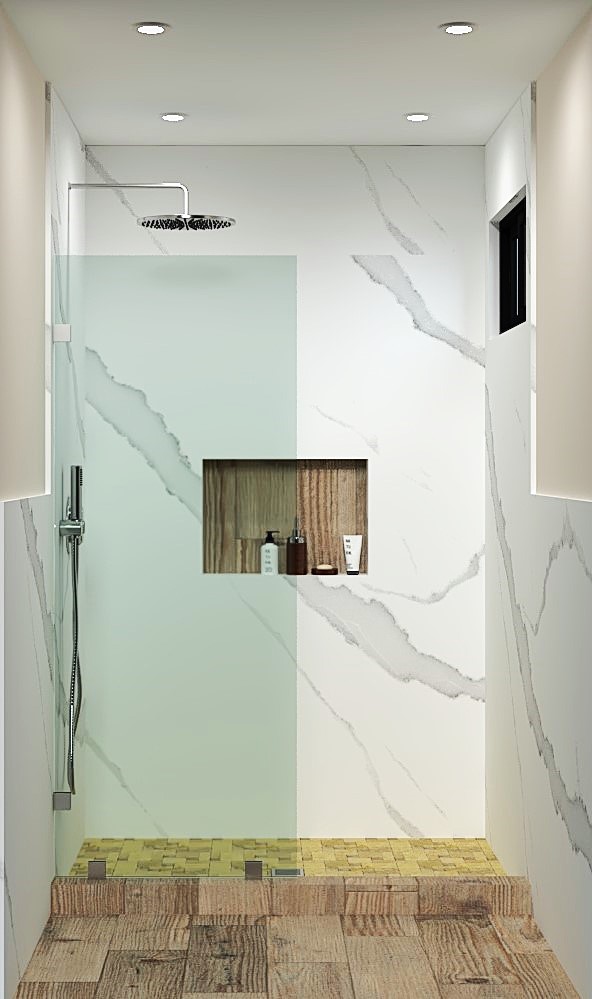 FIJO BAÑO VIDRIO TEMPLADO | ALTURA 1.80M - Image 2