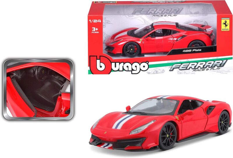BURAGO | FERRARI 488 PISTA ESCALA 1/24 - Image 4