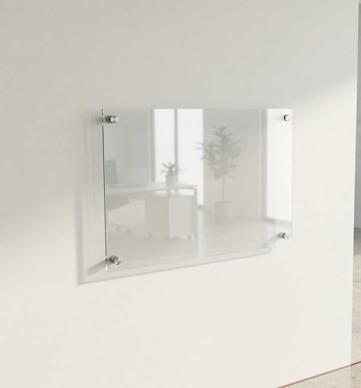 Pizarra vidrio templado 6mm (1.20m x 0.80m)