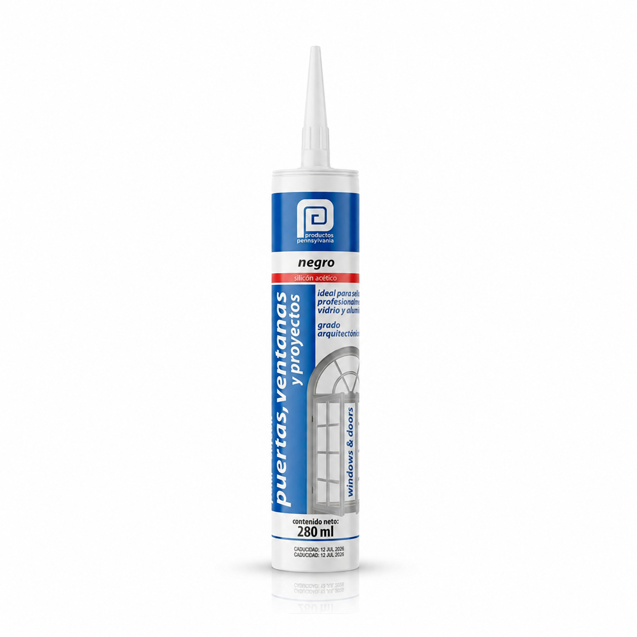 Silicon negro 280ml