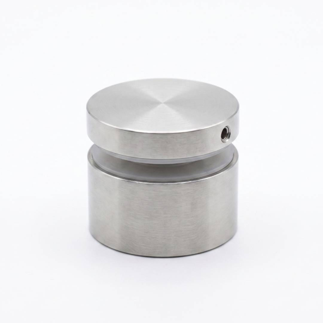 Soporte 50mm x 50mm para pasamanos de vidrio en gradas